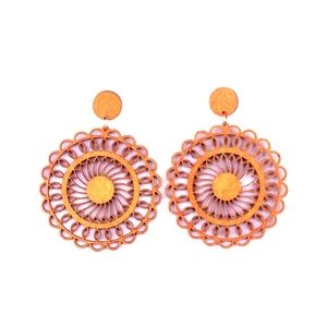 Wooden Statement Earrings